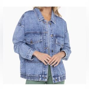 Mono B Light Blue Jean Jacket
